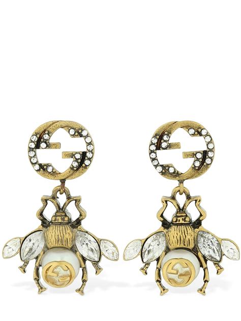 gucci bee earrings for women.